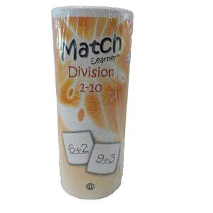 NIP Match Learner Division Math American Educational Tile Puzzle Memory Game